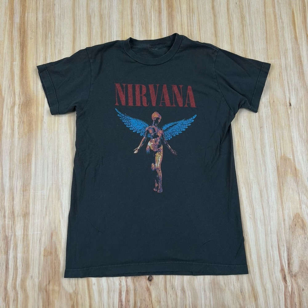 Nirvana In Utero Angel Live 1993‎ Graphic Band Tour Dates Women's Size Small